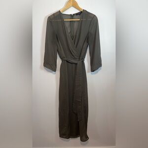 Green Dynamite Maxi Layer Dress